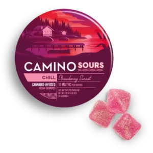 Camino Sours Strawberry Sunset Gummies