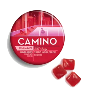 Camino Wild Cherry Exhilarate Gummies