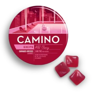 Camino Wild Cherry Excite Gummies